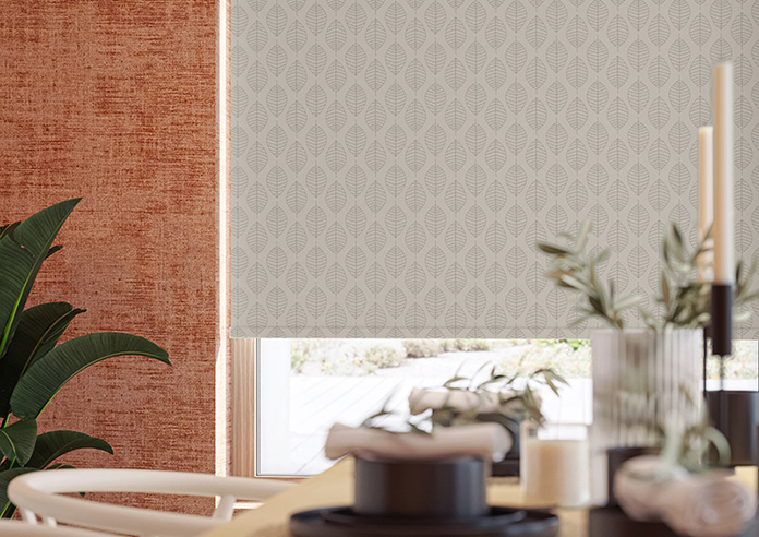 Beech Leaf (Blackout), Stone - Roller Blind - Image 5